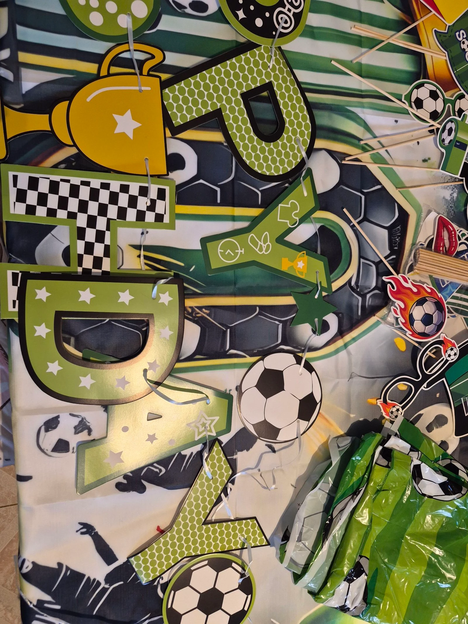 10th Birthday Football Decoration Lot – photo 11